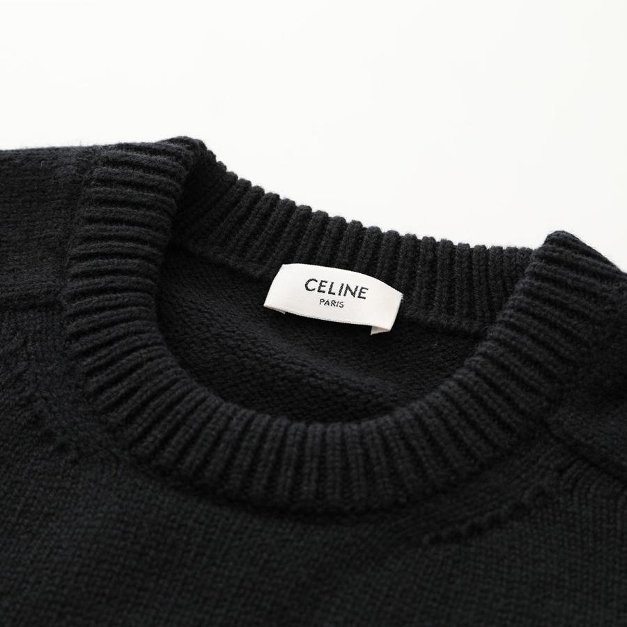 CELINE セリーヌ ニット PULL COL ROND BOXY TRIOMPHE 2AC85048T CELINE セリーヌ ニット PULL COL ROND BOXY TRIOMPHE 2AC85048T