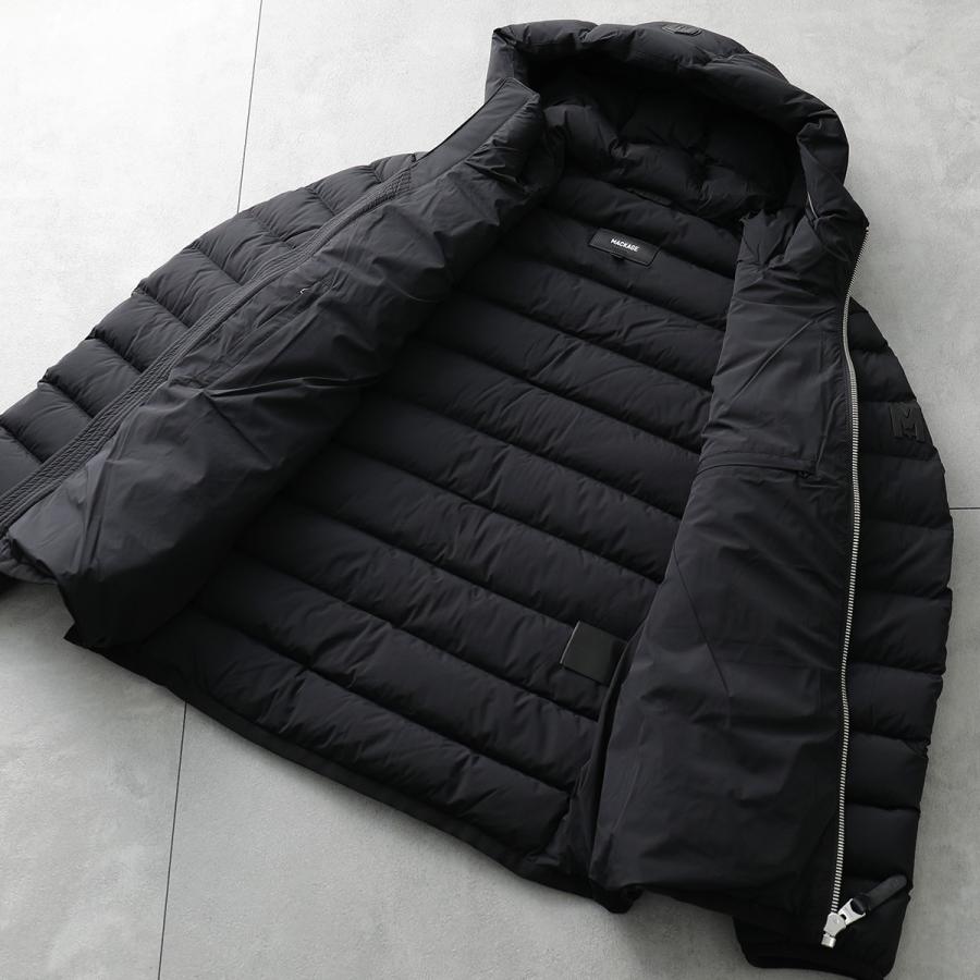 MACKAGE マッカージュ ダウンジャケット JACK メンズ ナイロン フード付き レザーロゴパッチ ストレッチ カラー2色 | Mackage | 13