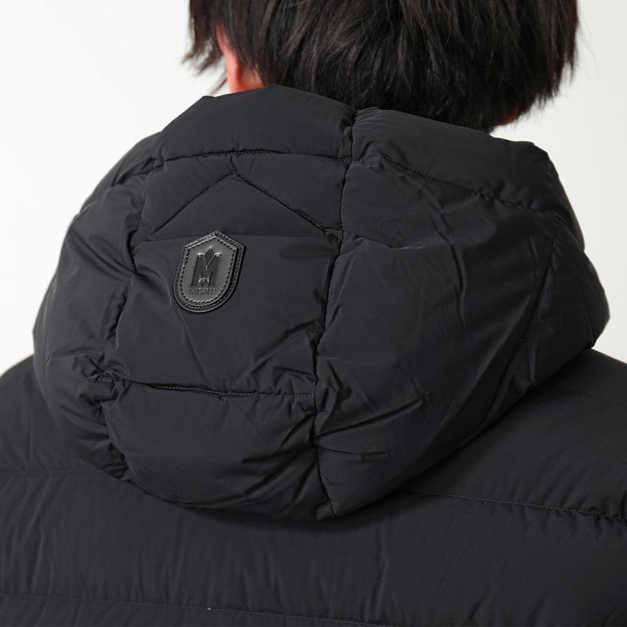MACKAGE マッカージュ ダウンジャケット JACK メンズ ナイロン フード付き レザーロゴパッチ ストレッチ カラー2色 | Mackage | 11