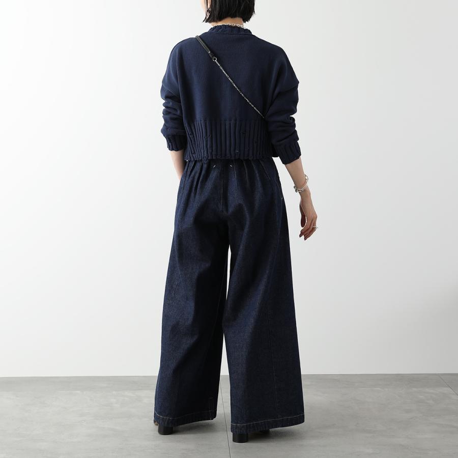 匿名配送 MAISON MARGIELA メゾンマルジェラ 1 10 ワイドデニム S51KA0570 S30736 レディース ジーンズ トラウザー ワイドレッグ コットン ステッチ 470 【SKC8900537414】(32108円)