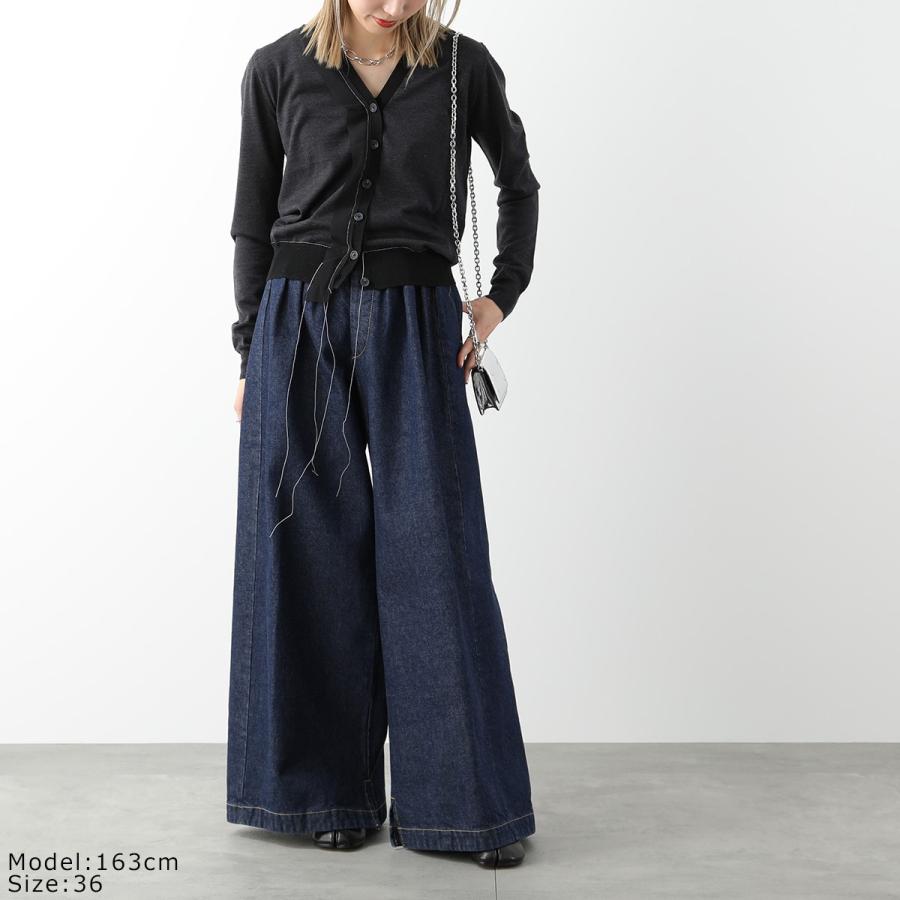正規品 MAISON MARGIELA メゾンマルジェラ 1 10 ワイドデニム S51KA0570 S30736 レディース ジーンズ トラウザー ワイドレッグ コットン ステッチ 470 【SK8900537362】(32108円)