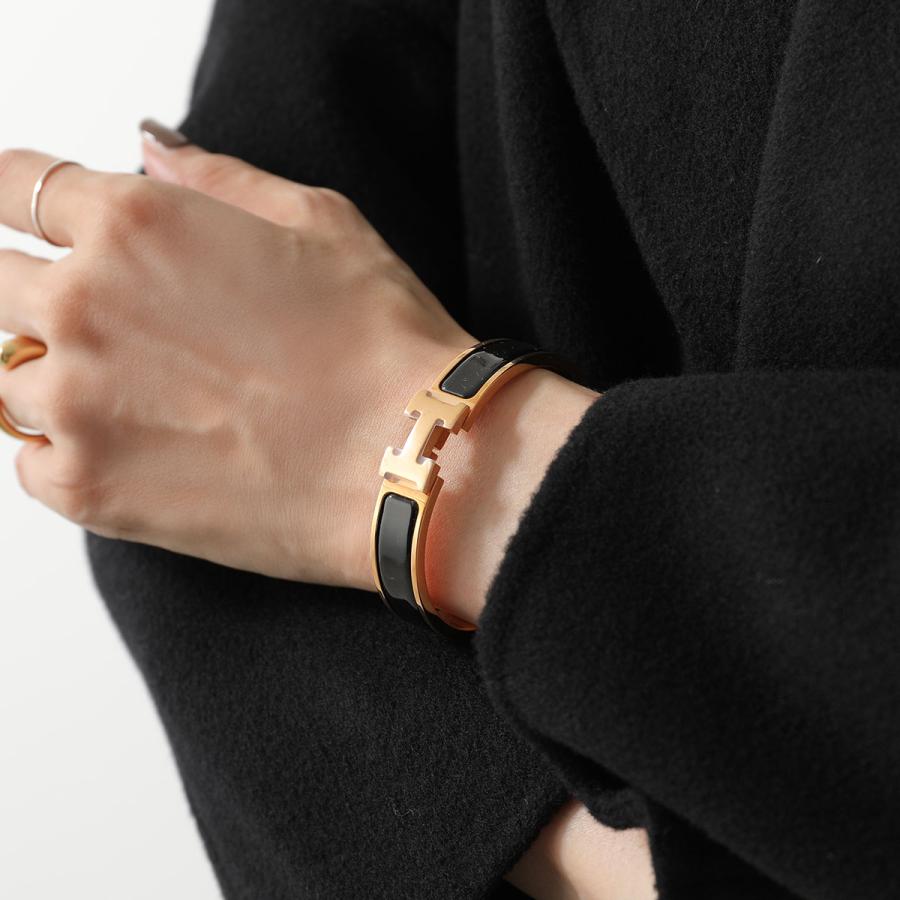 HERMES エルメス ブレスレット クリックH CLIC H PM H700001FO レディース エナメル ファン バングル Hロゴ メタル アクセサリー メタル カラー8色の画像
