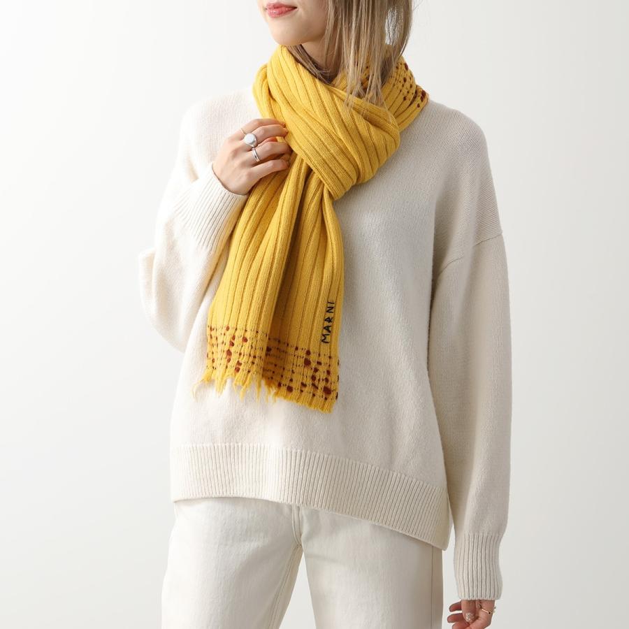 _^】MARNI ストライプウールブレンドマフラー 楽天市場】マルニ MARNI