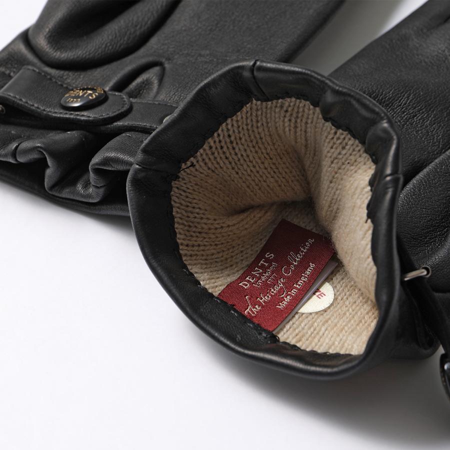 DENTS（デンツ） グローブ BESTWOOD 15-1523 メンズ レザー カシミヤ