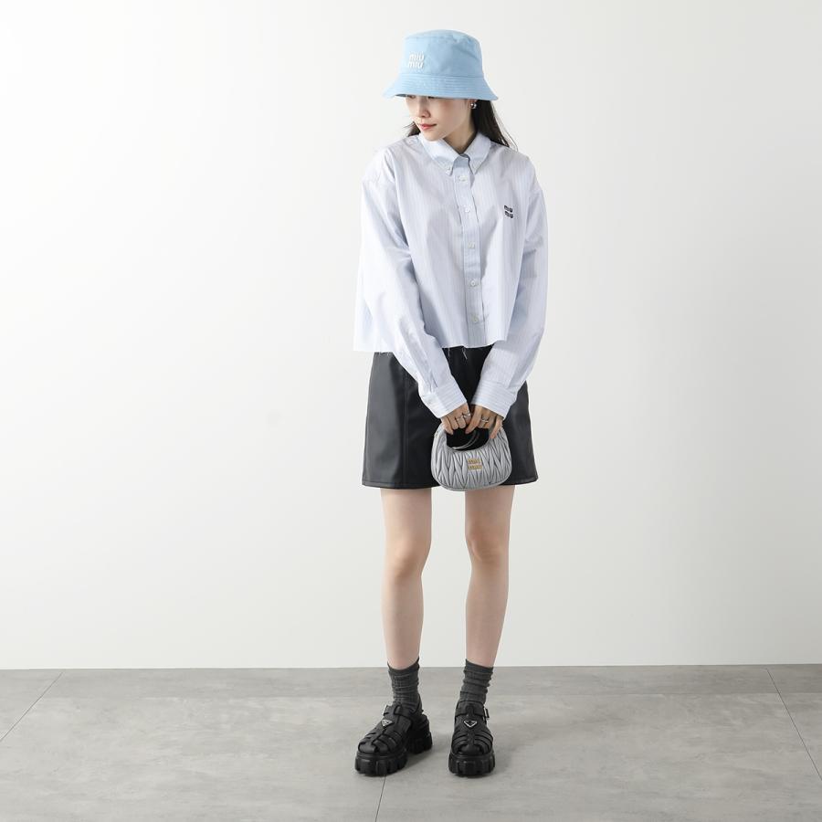miu MIUMIU ミュウミュウ バケットハット 5HC196 2DXI miu MIUMIU ミュウミュウ バケットハット 5HC196 2DXI