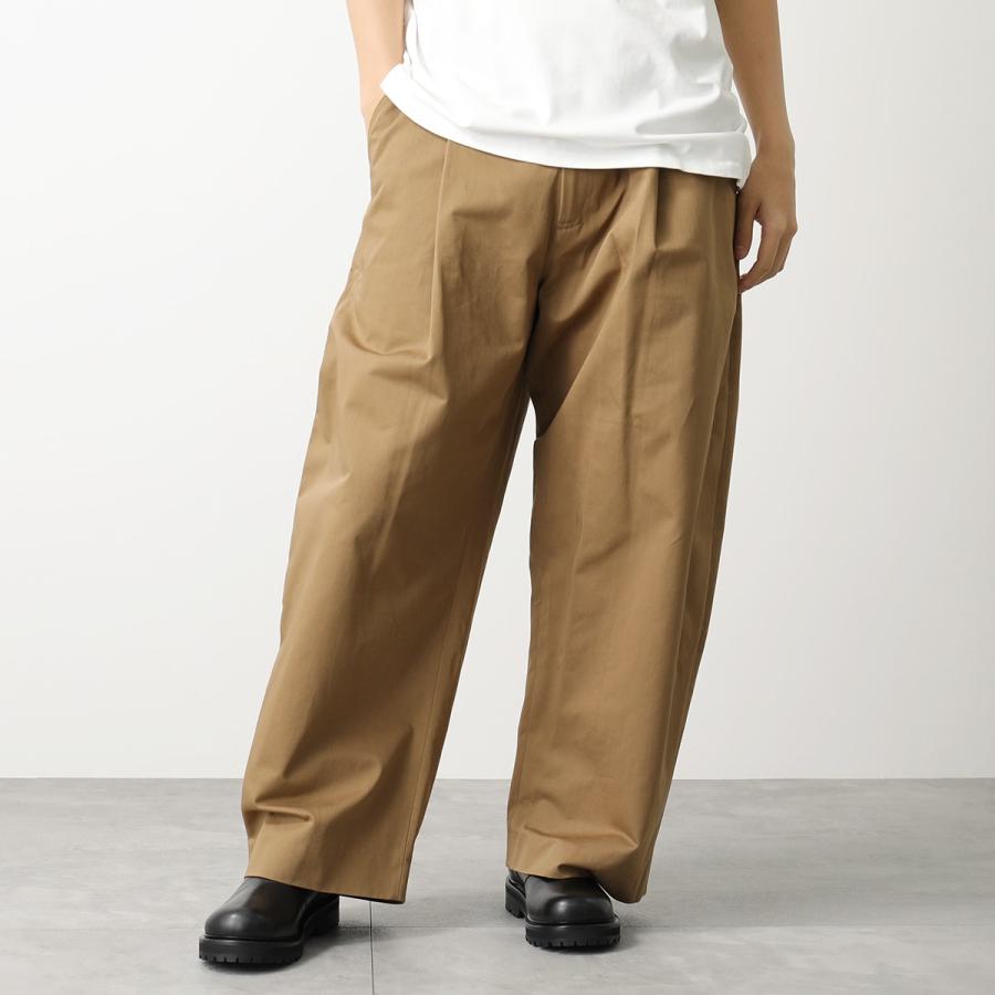 STUDIO NICHOLSON スタジオニコルソン ワイドパンツ SORTE SNM 351 メンズ PEACHED COTTON TWILL  チノパンツ カラー5色