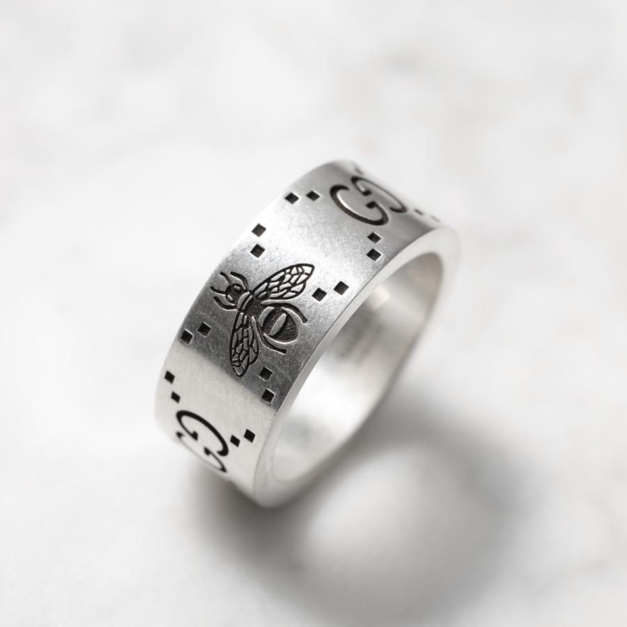 GUCCI グッチ リング GG＆Bee 728304 J8400 0728 メンズ エングレー  