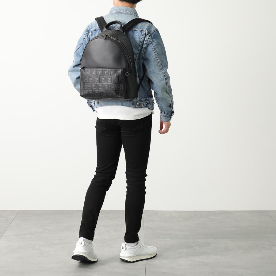 FENDI フェンディ バックパック 7VZ012 A18A メンズ レザー FF FENDI フェンディ バックパック 7VZ012 A18A メンズ レザー FF