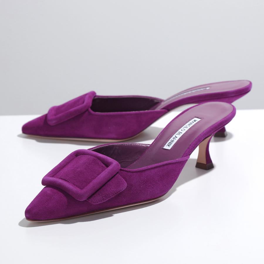 MANOLO BLAHNIK マノロブラニク ミュール MAYSALE SUEDE MANOLO BLAHNIK マノロブラニク ミュール MAYSALE SUEDE