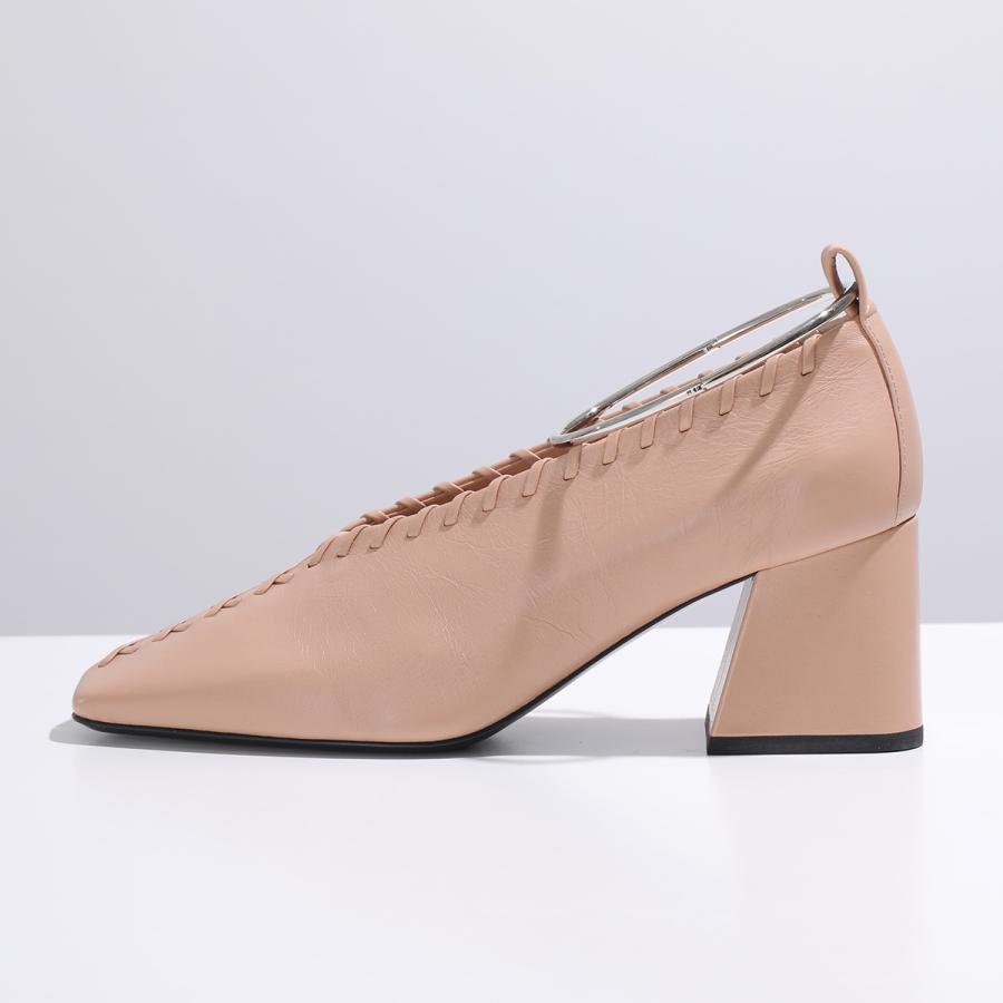 JIL SANDER ジルサンダー　アンクルリングパンプス37.5 美品 JIL SANDER ジルサンダー パンプス JS36068A1 14011 レディース レザー