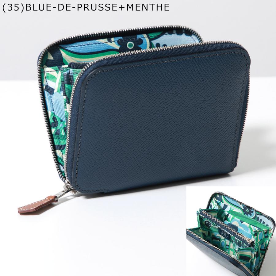 HERMES エルメス 二つ折り財布 アザップ シルクイン コンパクト HERMES エルメス 二つ折り財布 アザップ シルクイン コンパクト