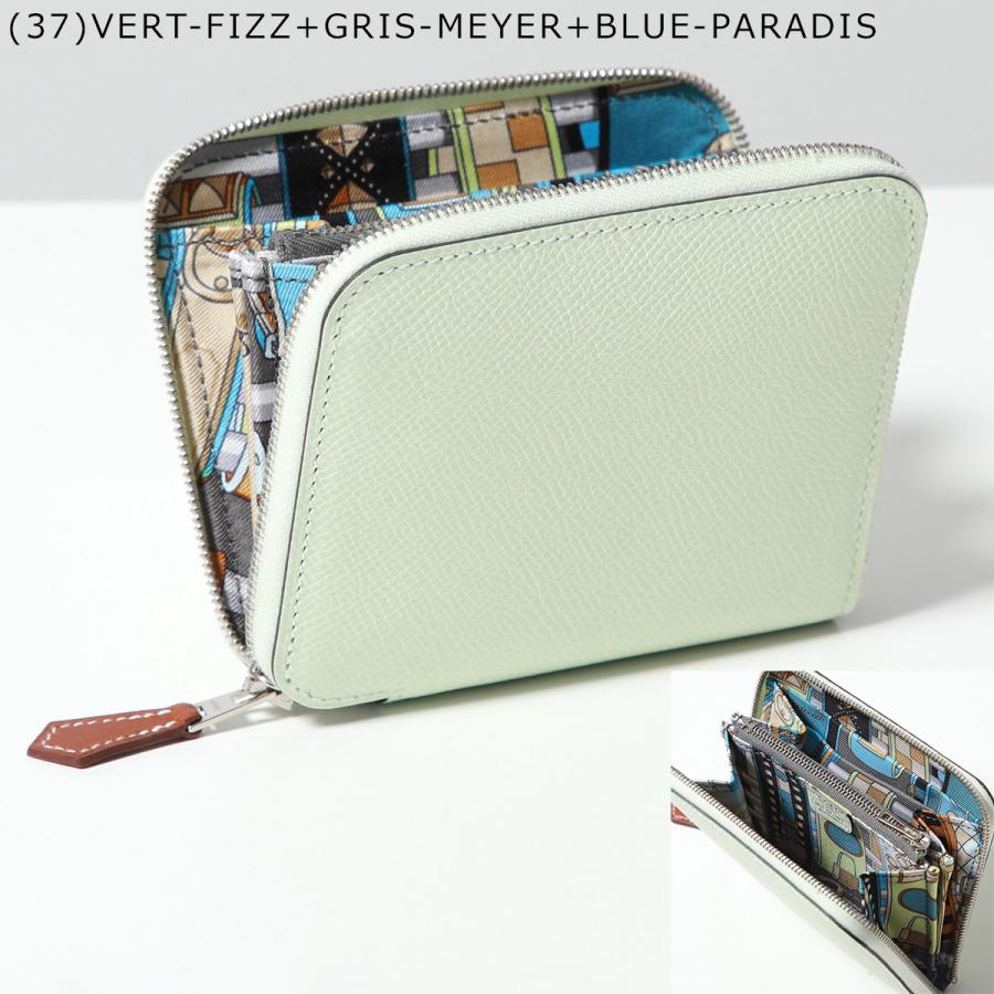 HERMES エルメス 二つ折り財布 アザップ シルクイン コンパクト HERMES エルメス 二つ折り財布 アザップ シルクイン コンパクト