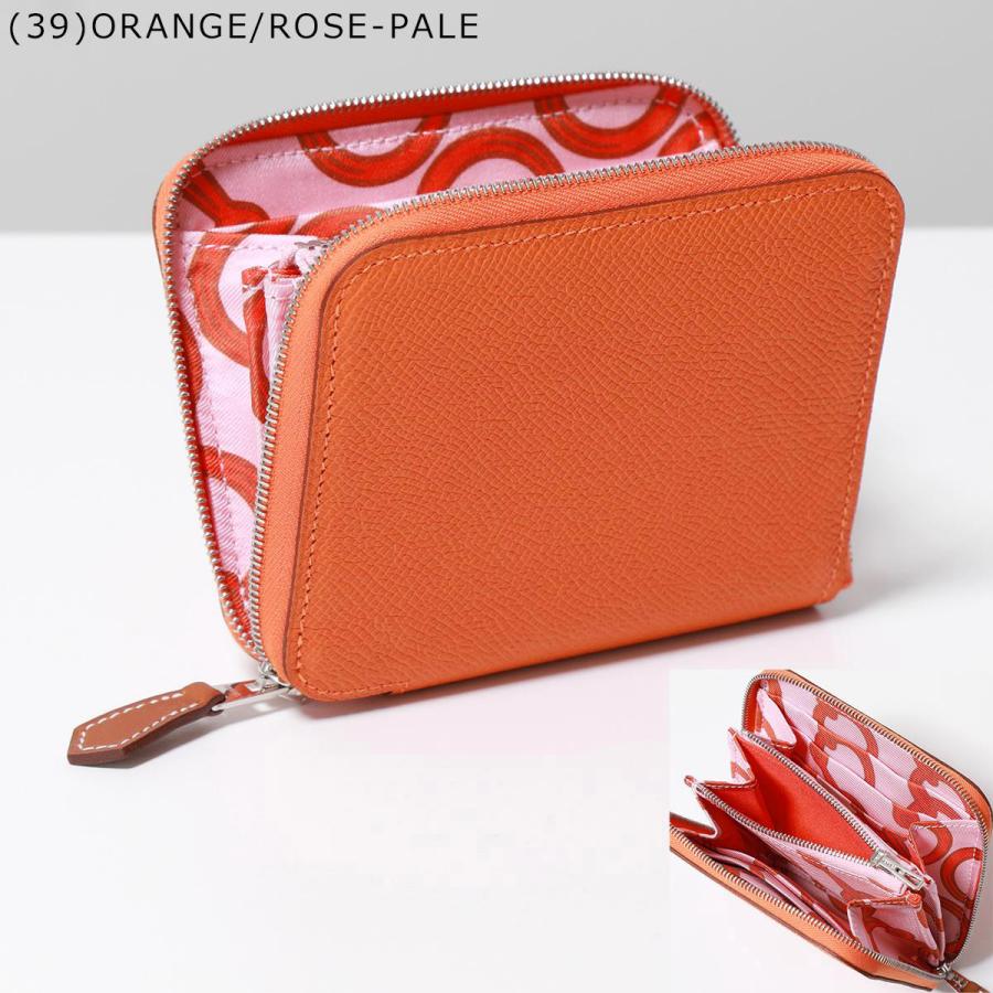 HERMES エルメス 二つ折り財布 アザップ シルクイン コンパクト HERMES エルメス 二つ折り財布 アザップ シルクイン コンパクト