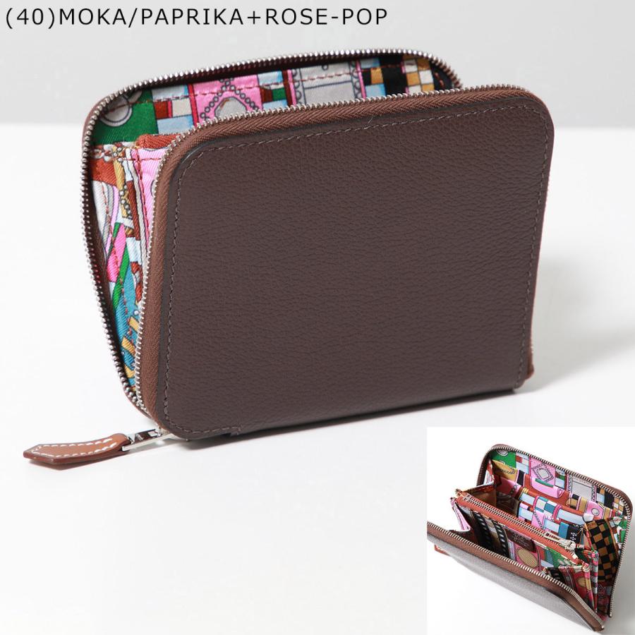 HERMES エルメス 二つ折り財布 アザップ シルクイン コンパクト HERMES エルメス 二つ折り財布 アザップ シルクイン コンパクト