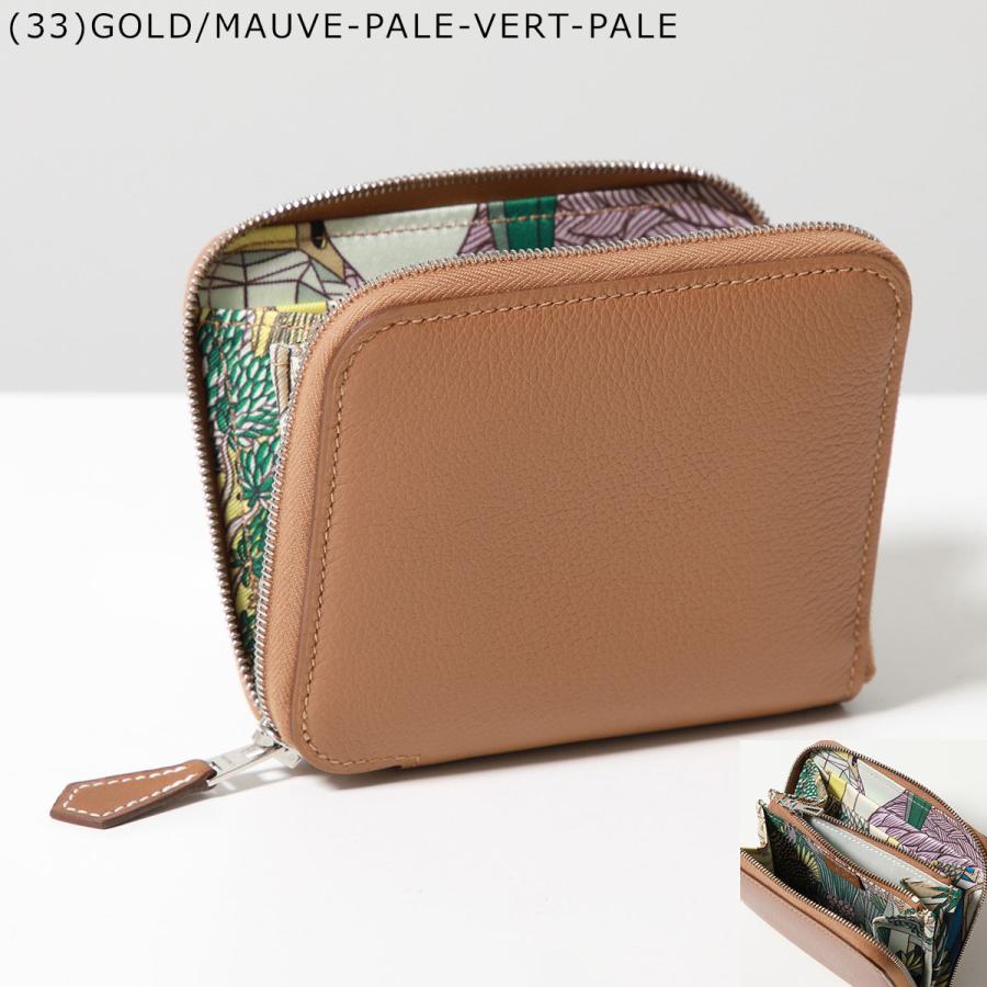 HERMES エルメス 二つ折り財布 アザップ シルクイン コンパクト AZAP 