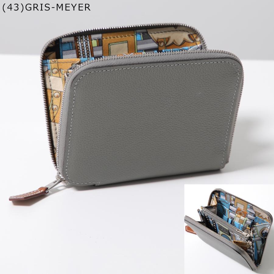 HERMES エルメス 二つ折り財布 アザップ シルクイン コンパクト HERMES エルメス 二つ折り財布 アザップ シルクイン コンパクト