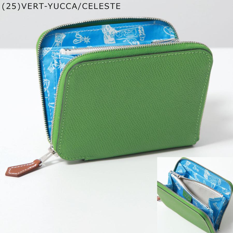 HERMES エルメス 二つ折り財布 アザップ シルクイン コンパクト HERMES エルメス 二つ折り財布 アザップ シルクイン コンパクト