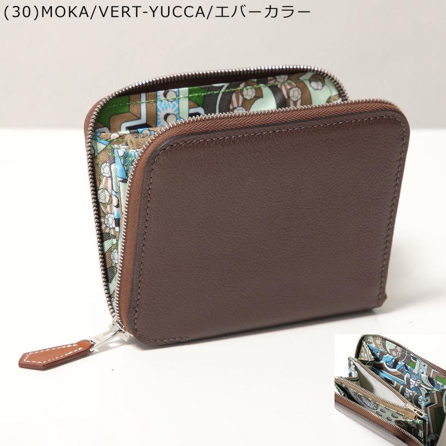 HERMES（エルメス） 二つ折り財布 アザップ シルクイン コンパクト