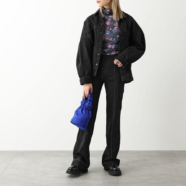 GANNI（ガニー） 長袖 Tシャツ T3289 3598 レディース シアー メッシュ 