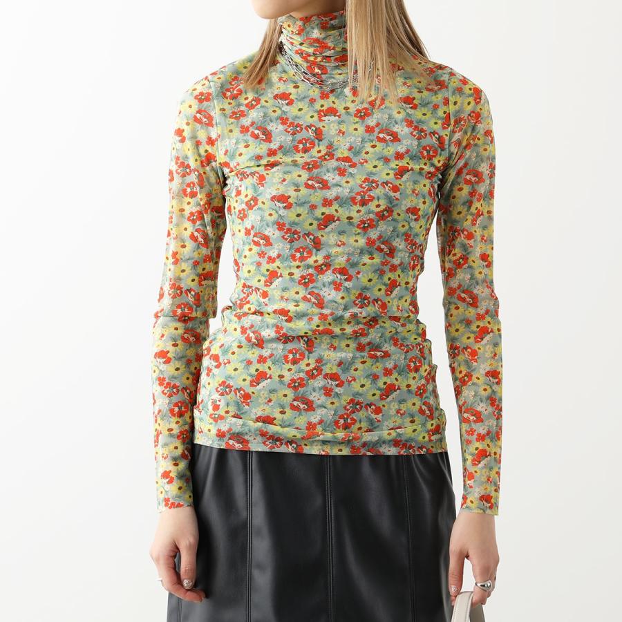 GANNI（ガニー） 長袖 Tシャツ T3289 3598 レディース シアー メッシュ