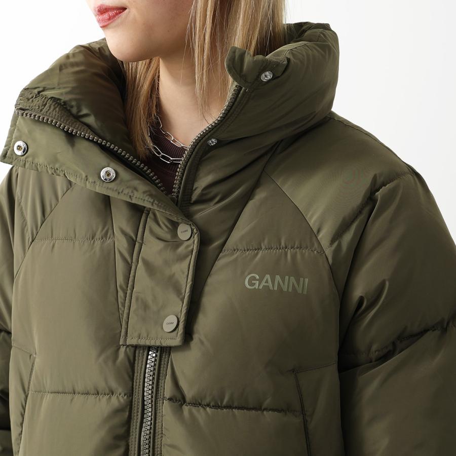 GANNI ガニー パファーコート Tech Puffer Oversized Coat F7277 6344 