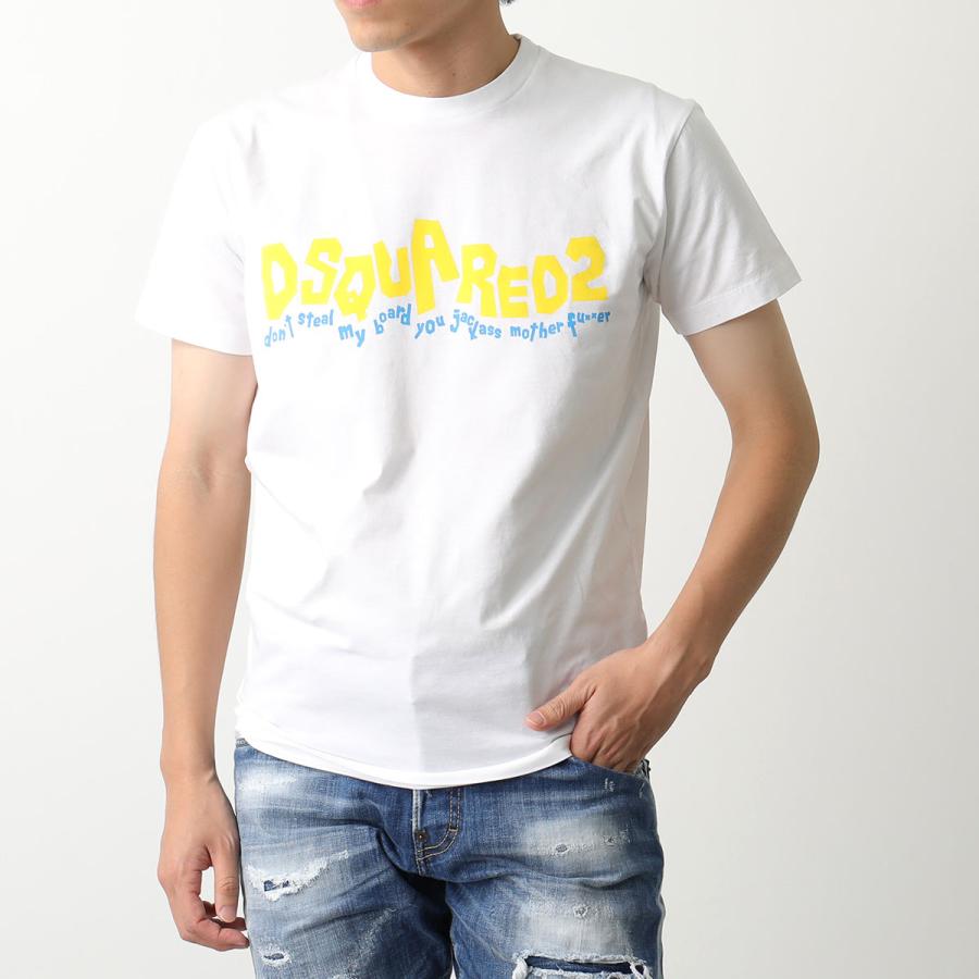 DSQUARED2（ディースクエアード） Tシャツ WAVING LOGO COOL S71GD1252