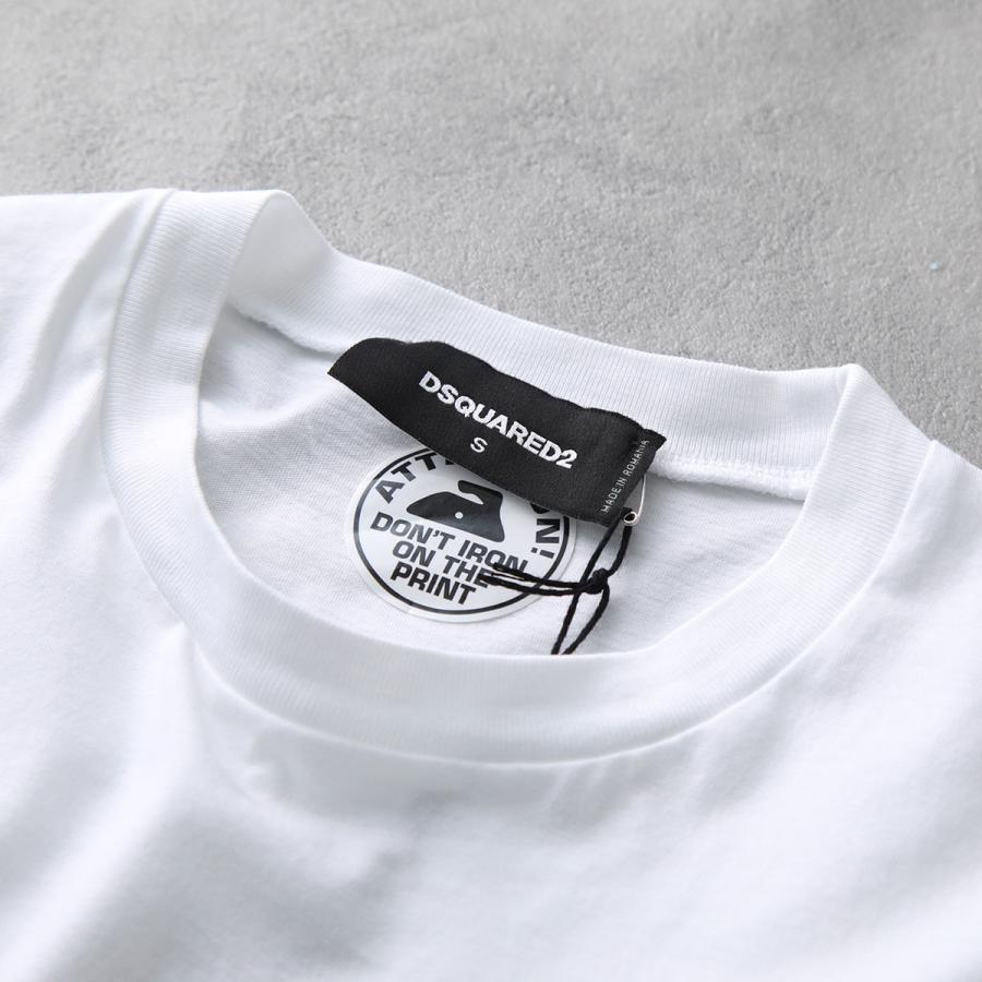 DSQUARED2（ディースクエアード） Tシャツ WAVING LOGO COOL S71GD1252