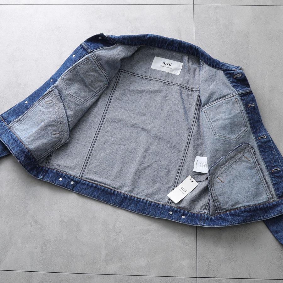 ami paris アミパリス デニムジャケット TRUCKER DENIM JACKET ami paris アミパリス デニムジャケット TRUCKER DENIM JACKET