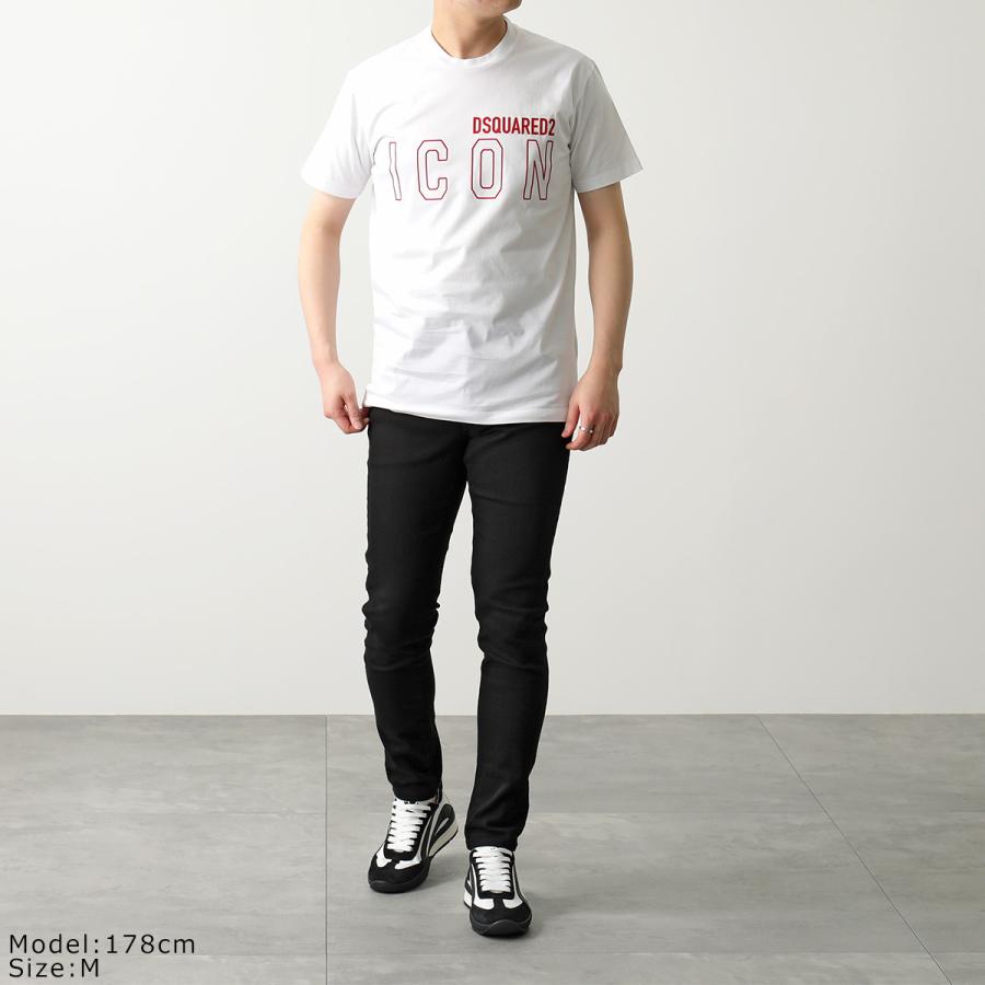 DSQUARED2 ディースクエアード 半袖 Tシャツ ICON OUTLINE COOL DSQUARED2 ディースクエアード 半袖 Tシャツ ICON OUTLINE COOL