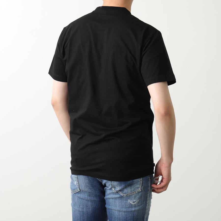 DSQUARED2 ディースクエアード 半袖 Tシャツ ICON OUTLINE COOL S79GC0063 S23009 メンズ ロゴ ロゴT コットン クルーネック カラー2色｜s-musee｜05