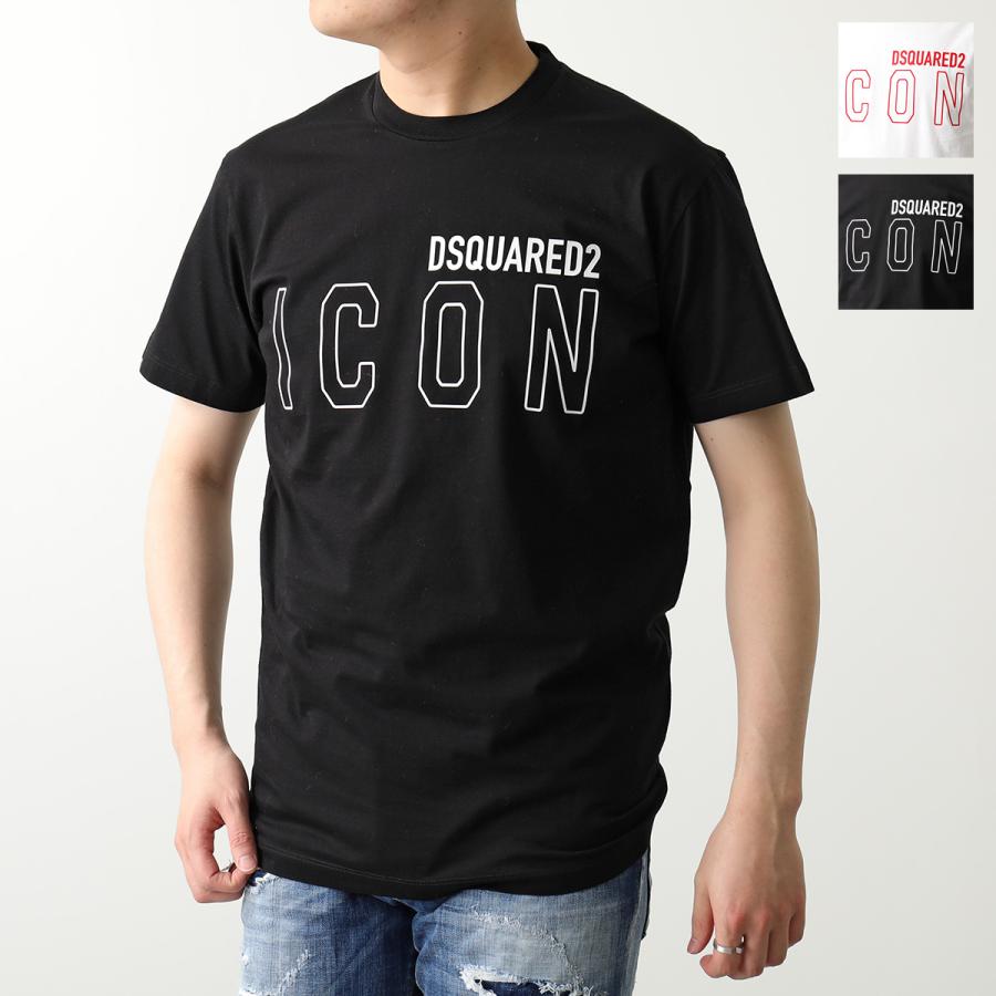 DSQUARED2 ディースクエアード 半袖 Tシャツ ICON OUTLINE COOL DSQUARED2 ディースクエアード 半袖 Tシャツ ICON OUTLINE COOL