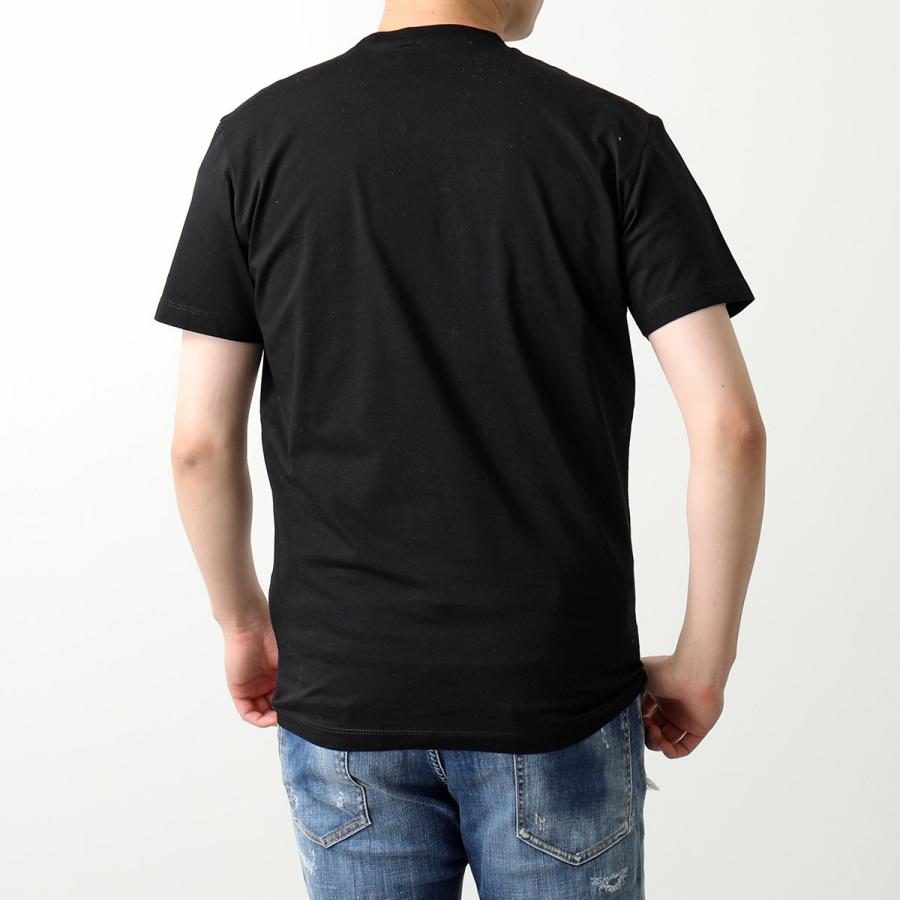 DSQUARED2 ディースクエアード 半袖 Tシャツ ICON T-SHIRT S79GC0068 S23009 メンズ 蛍光ロゴ ロゴT コットン クルーネック カラー3色｜s-musee｜11