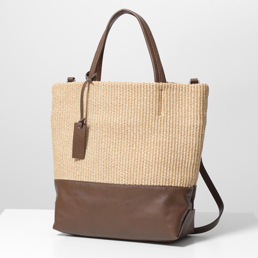 MARCO MASI（マルコマージ） トートバッグ 2863 RAFIA×LEATHER