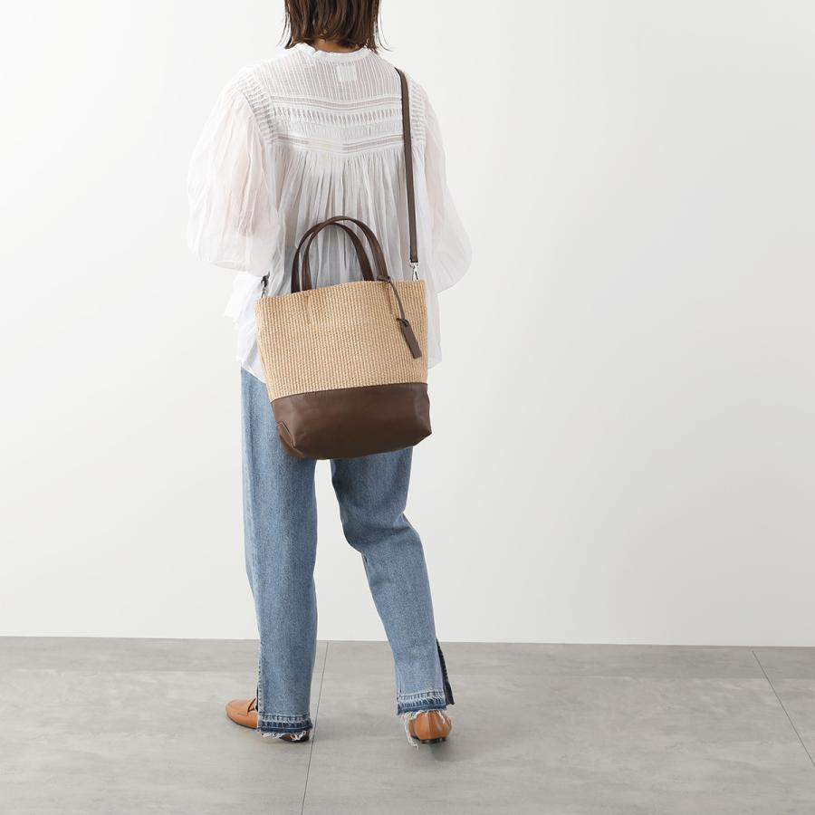 MARCO MASI（マルコマージ） トートバッグ 2863 RAFIA×LEATHER