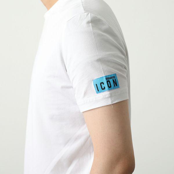 DSQUARED2 ディースクエアード 半袖 Tシャツ D9M204480 BE ICON COLOR UNDERWEAR T-SHIRT メンズ ロゴ ロゴT コットン クルーネック カラー6色｜s-musee｜02