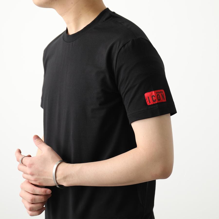DSQUARED2 ディースクエアード 半袖 Tシャツ D9M204480 BE ICON COLOR UNDERWEAR T-SHIRT メンズ ロゴ ロゴT コットン クルーネック カラー6色｜s-musee｜07