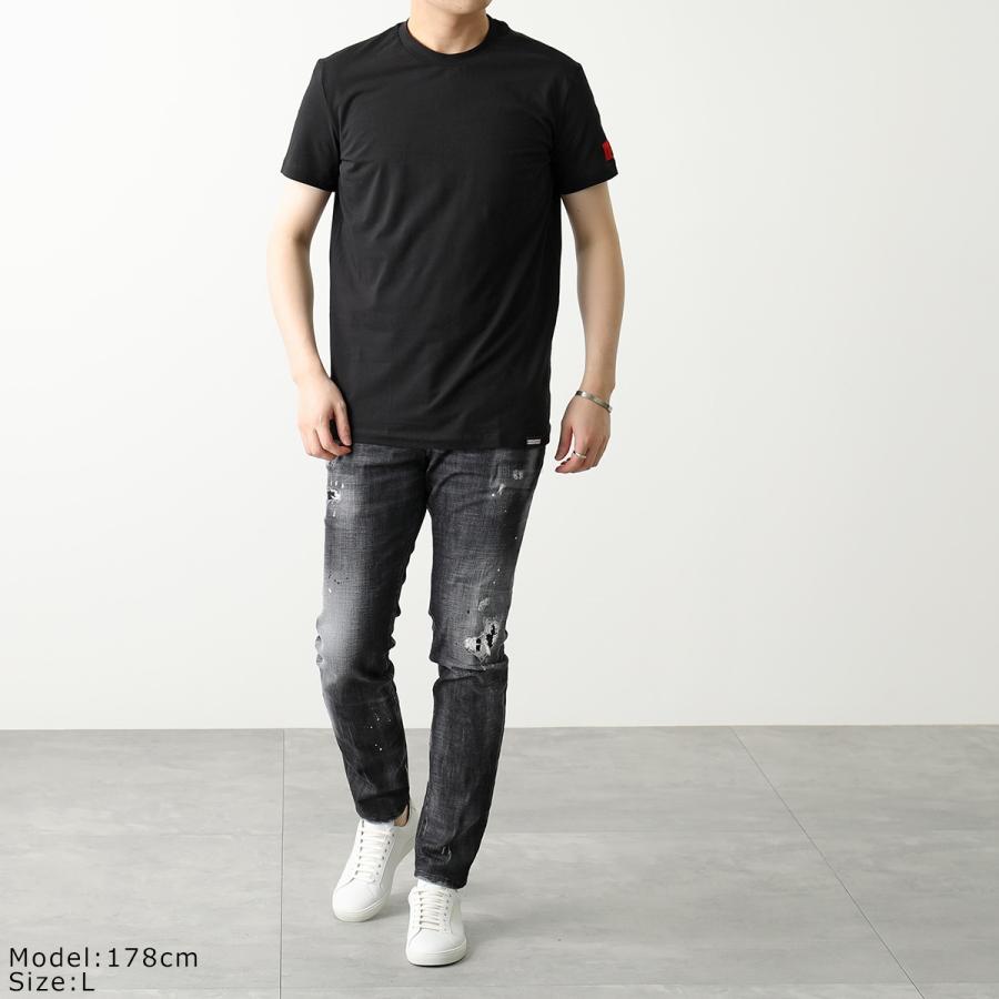 DSQUARED2 ディースクエアード 半袖 Tシャツ D9M204480 BE ICON COLOR UNDERWEAR T-SHIRT メンズ ロゴ ロゴT コットン クルーネック カラー6色｜s-musee｜10