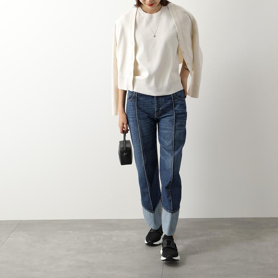 TODS トッズ スニーカー KATE ケイト XXW54C0EM60Q6L レディース ハイテクファブリック レザーチェーン ローカット 4.5cm XXW54C0EM60Q6LB999の画像
