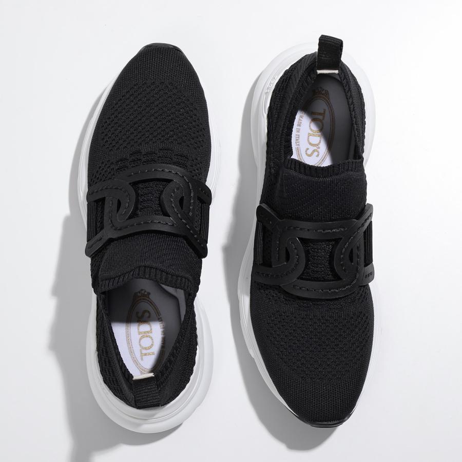 TODS トッズ スニーカー KATE ケイト XXW54C0EM60Q6L レディース ハイテクファブリック レザーチェーン ローカット 4.5cm XXW54C0EM60Q6LB999の画像