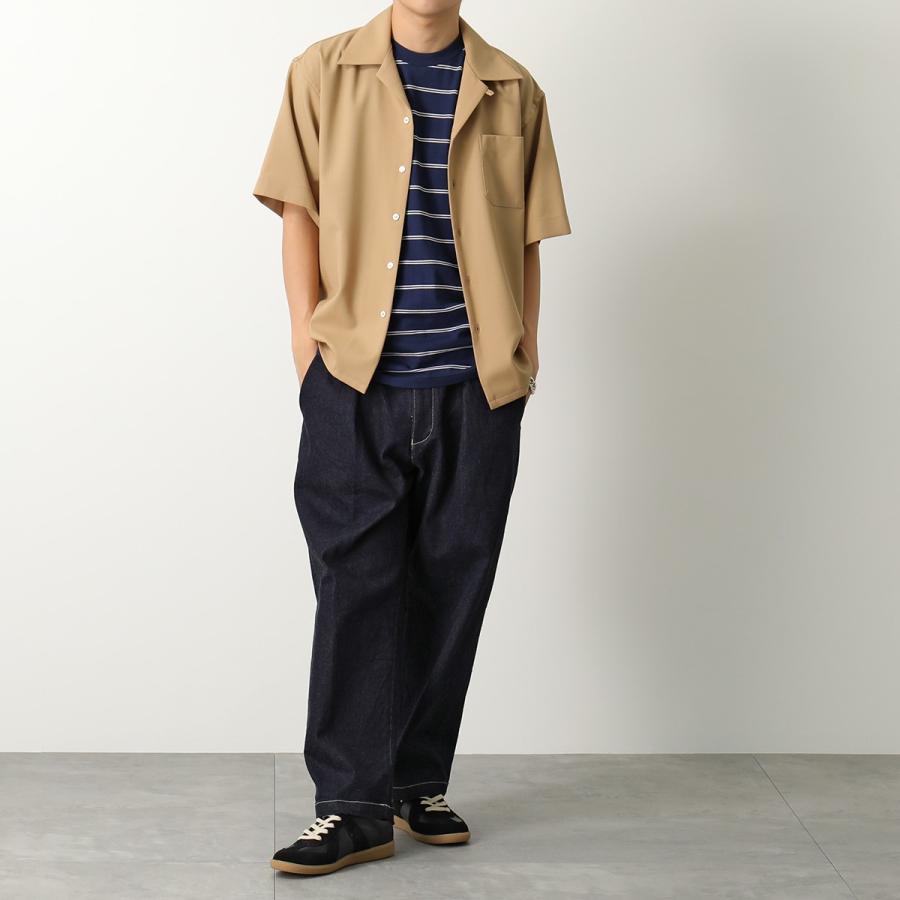 MARNI マルニ Tシャツ 【1枚単品】HUMU0151EX UTC220 メンズ 半袖 ボーダー ストライプ クルーネック カットソー コットン ロゴ刺繍 カラー3色｜s-musee｜14