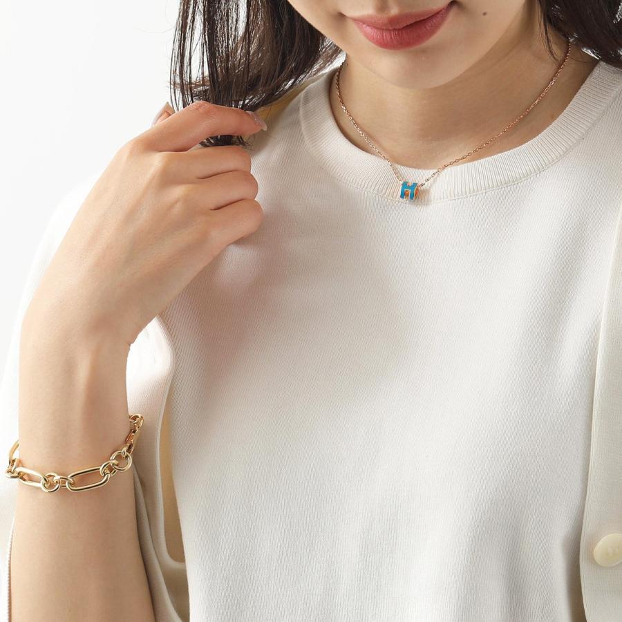 HERMES エルメス ネックレス ポップアッシュ ミニ Pop H MINI H147992F H147991F レディース ゴールド金具 ピンクゴールド金具 ペンダント カラー17色の画像