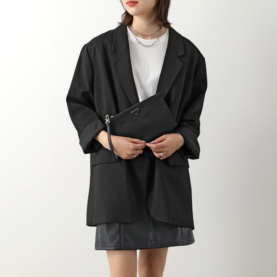 PRADA（プラダ） クラッチバッグ 2NH004 2DMH メンズ ナイロン×レザー