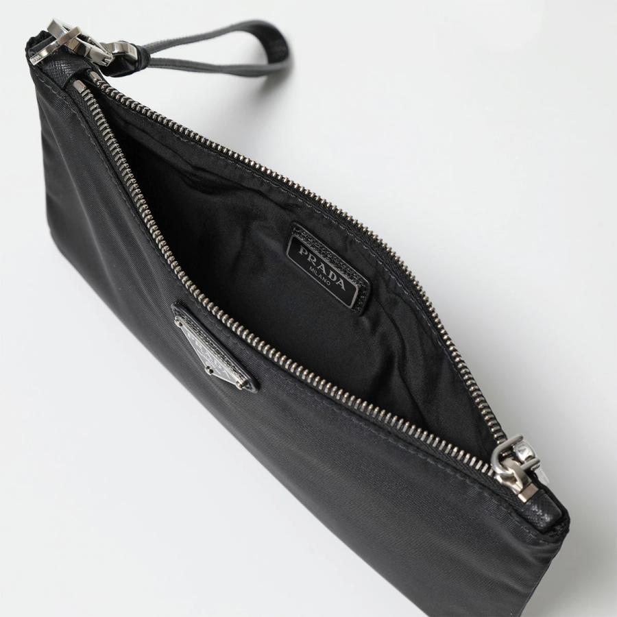 PRADA（プラダ） クラッチバッグ 2NH004 2DMH メンズ ナイロン×レザー