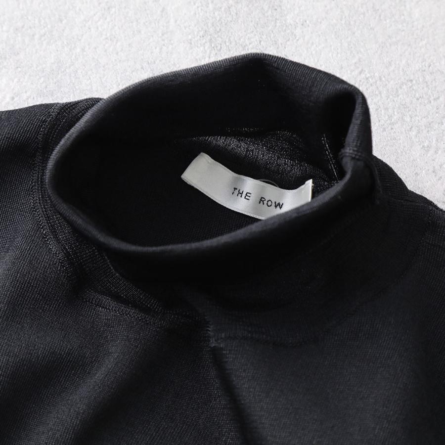 THEROW 黒タートルネック長袖トップス THEROW 黒タートルネック長袖トップス