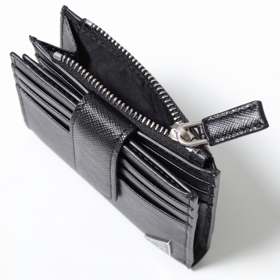PRADA（プラダ） 二つ折り財布 2MC066 QHH F0002 メンズ レザー ミニ