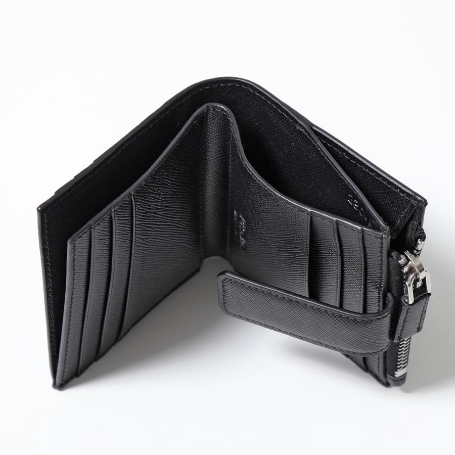 【現行型・未使用に近い】プラダ コンパクトウォレット 二つ折り財布 2MC066 現行型・未使用に近い】プラダ コンパクトウォレット 二つ折り財布