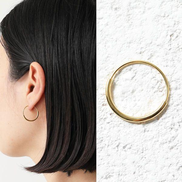 MARIA BLACK（マリアブラック） フープピアス DELICATE 18 HOOP 100541