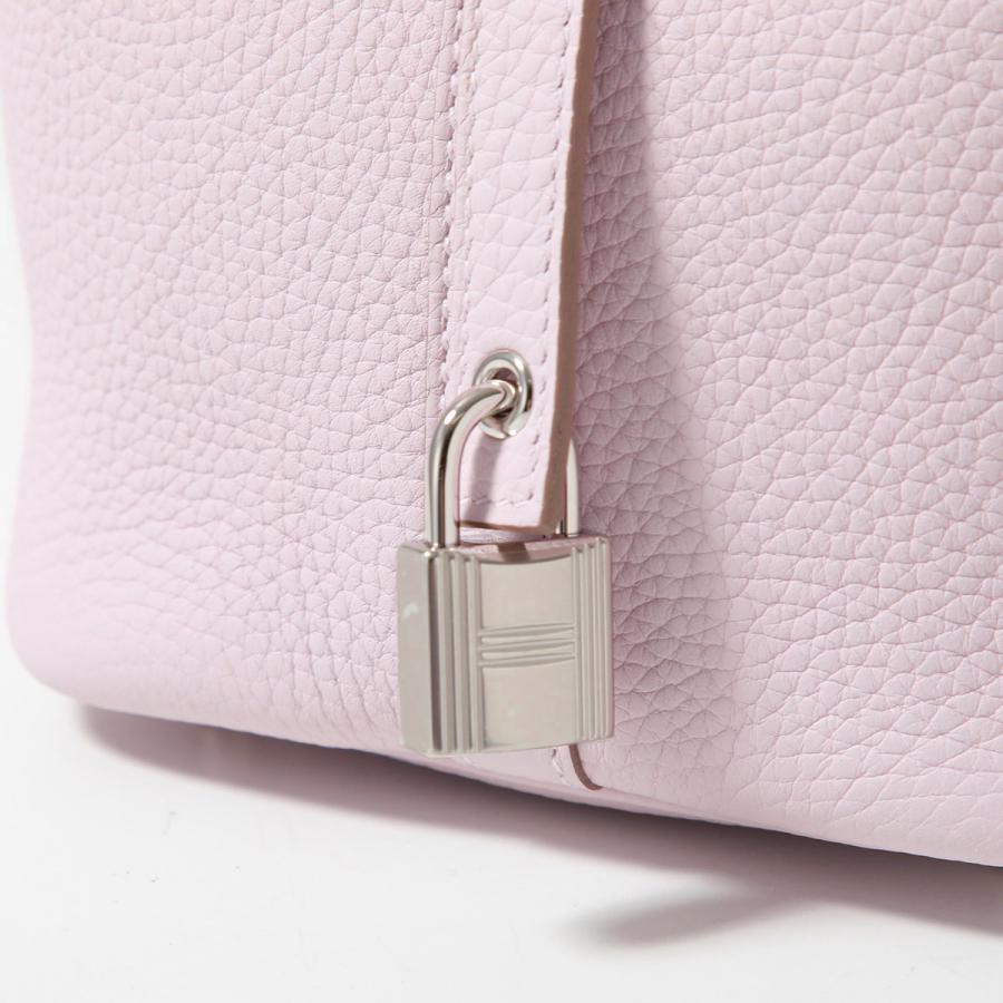 HERMES エルメス ピコタン PICOTIN LOCK PM 18 ピコタンロック H056289CK H056289CC レディース トリヨンクレマンス レザー 鞄 W刻印 MAUVE PALEの画像