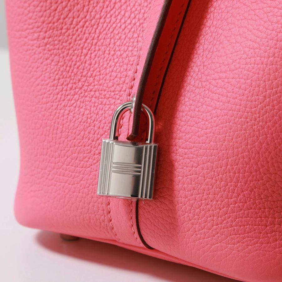 HERMES エルメス ピコタン PICOTIN LOCK PM 18 ピコタンロック H056289CK H056289CC レディース トリヨンクレマンス レザー 鞄 W刻印 MAUVE PALEの画像