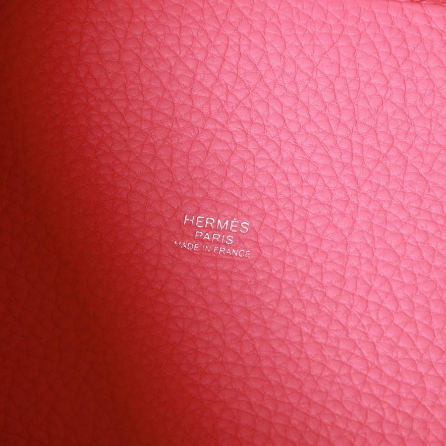 HERMES エルメス ピコタン PICOTIN LOCK PM 18 ピコタンロック H056289CK H056289CC レディース トリヨンクレマンス レザー 鞄 W刻印 MAUVE PALEの画像